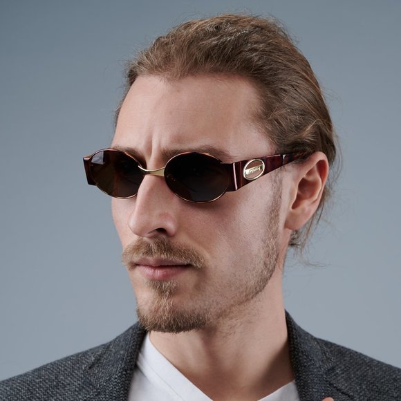 Round vintage sunglasses by Von Furstenberg, Italy main image 4